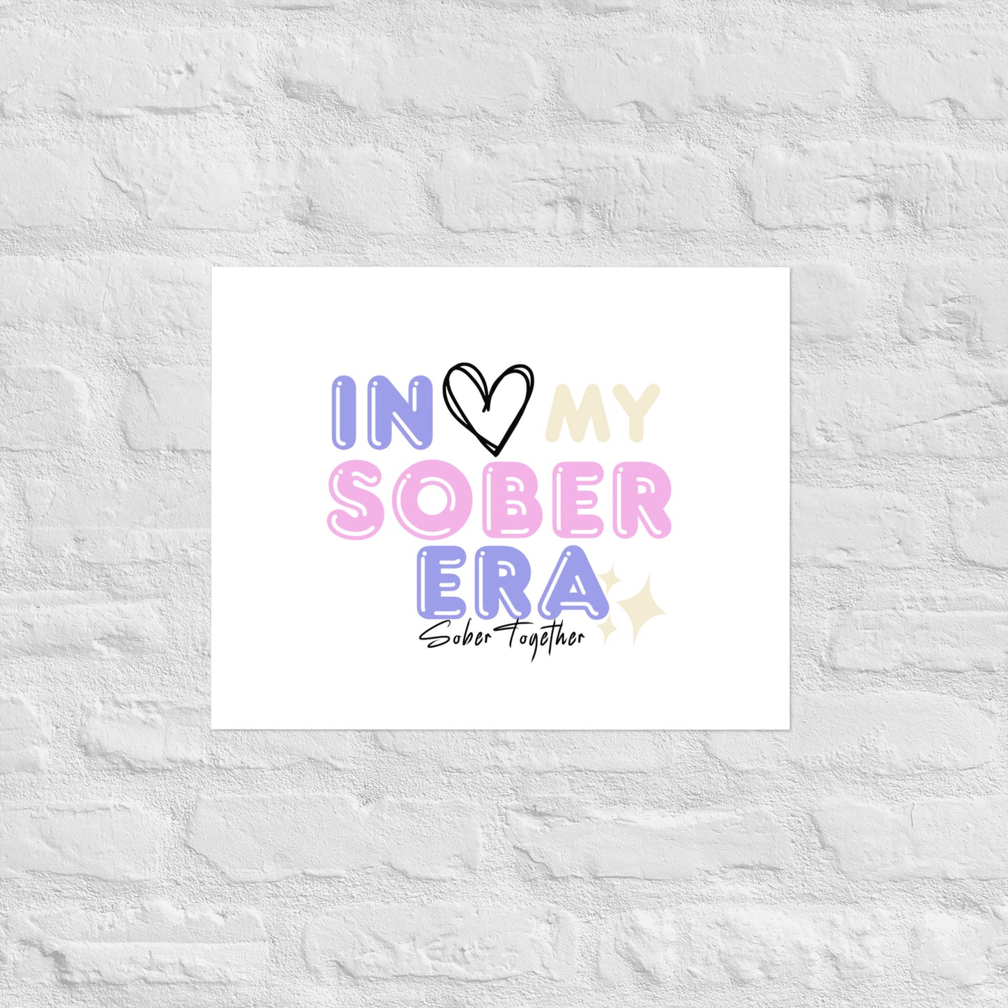 In My Sober Era Canvas