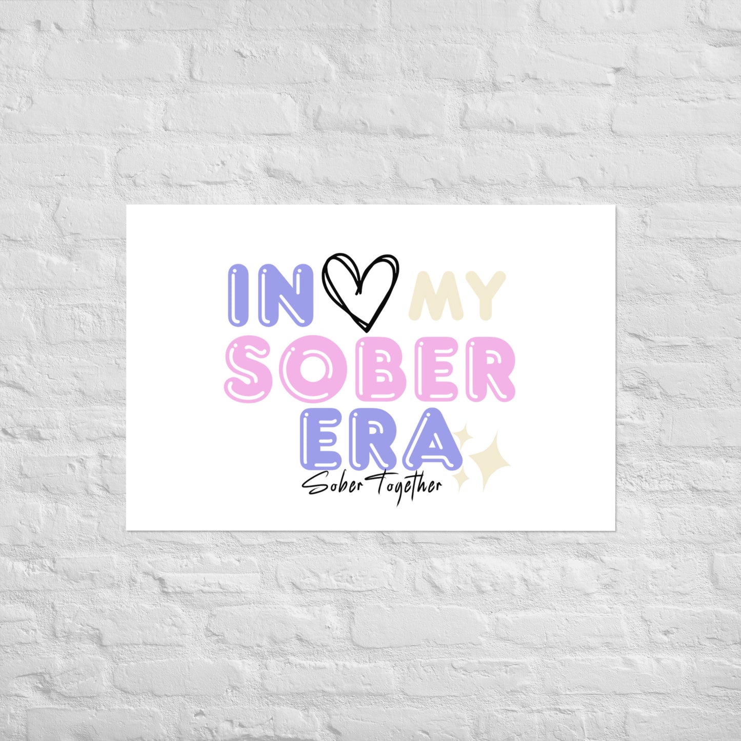 In My Sober Era Canvas