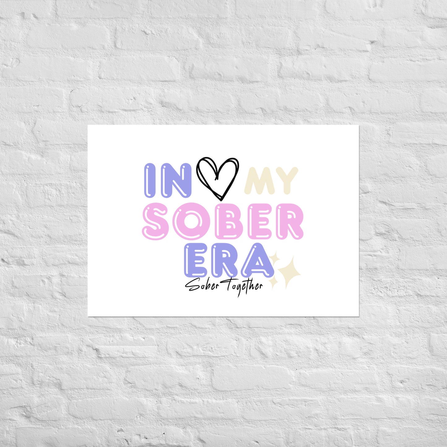 In My Sober Era Canvas