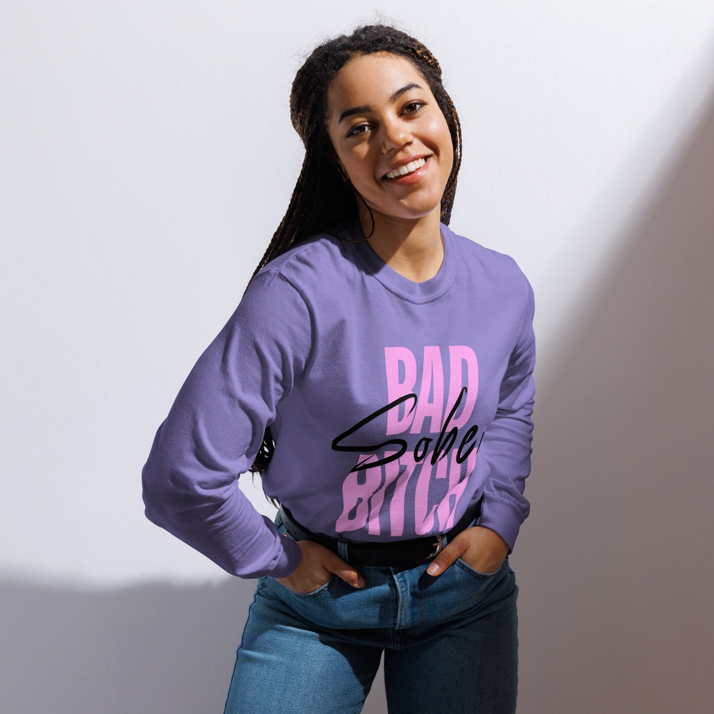 Bad Sober Bitch long-sleeve shirt